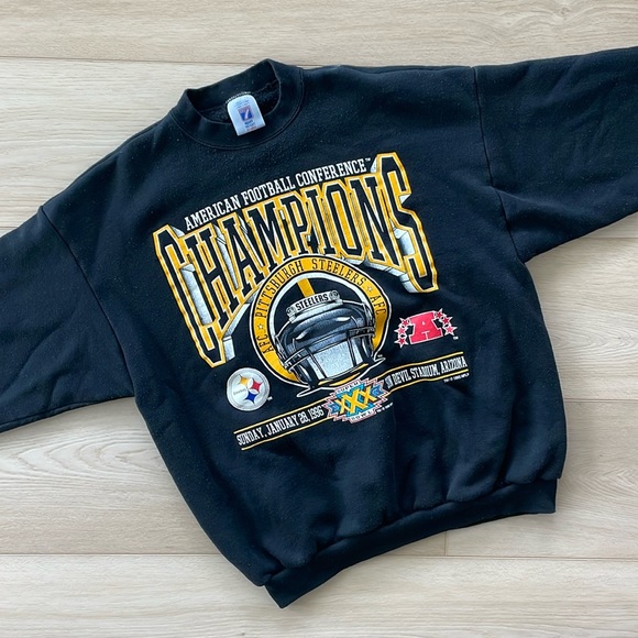 Vintage Pittsburgh Steelers Sweatshirt Super Bowl XXX - Picture 1 of 6